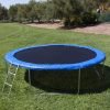 Outdoor 12ft Trampoline Big Round Trampoline for Kids and Adults