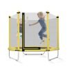 Small Trampoline for Kids Indoor/Outdoor Trampoline with Enclosure