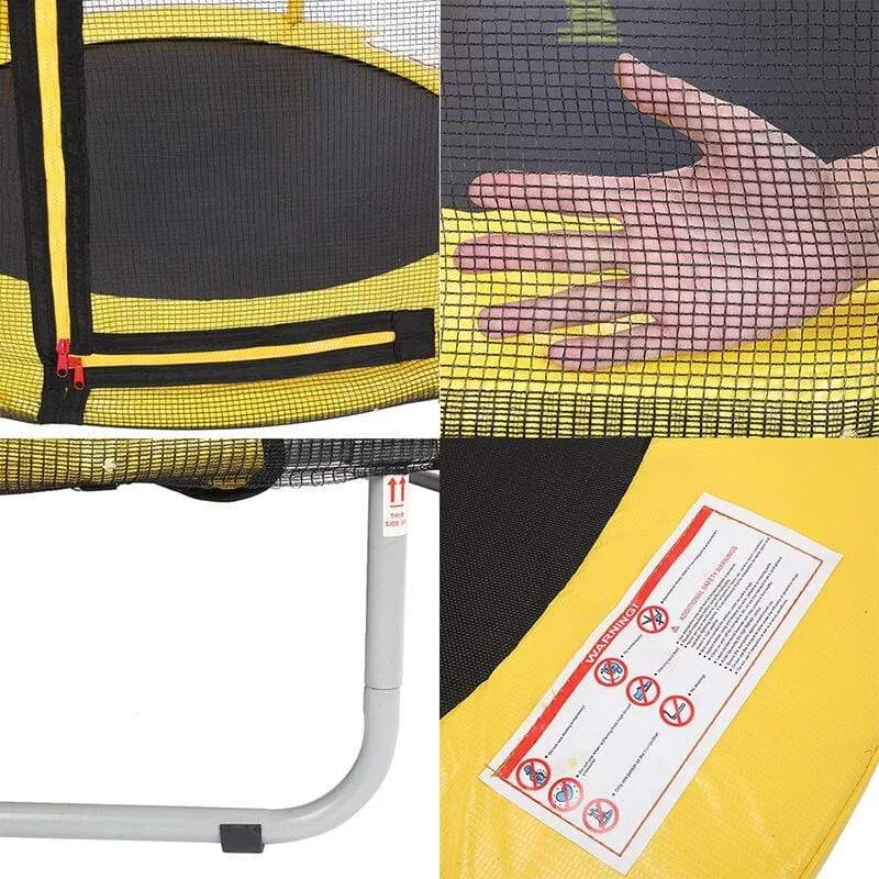 Small Trampoline for Kids Indoor/Outdoor Trampoline with Enclosure