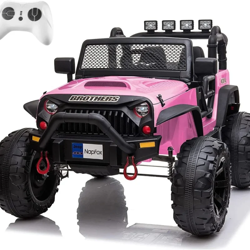 12V-Kids-Ride-On-Jeep-Toy-Car-2-Seater-Kids-Electric-Car-With-Remote-Control 2