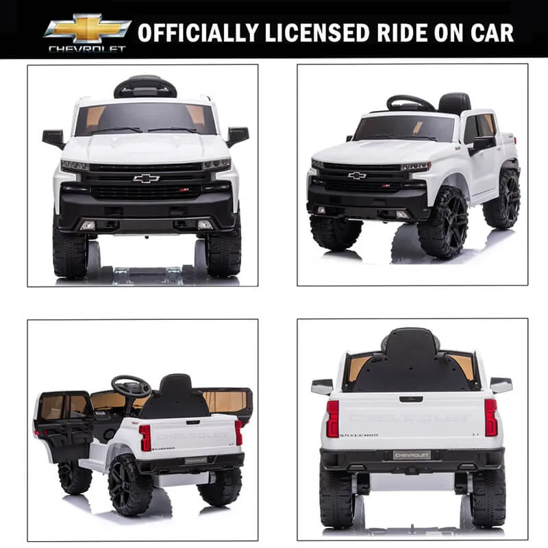 Chevy Silverado Kids Ride On Truck with Parental Remote Control - Image 12