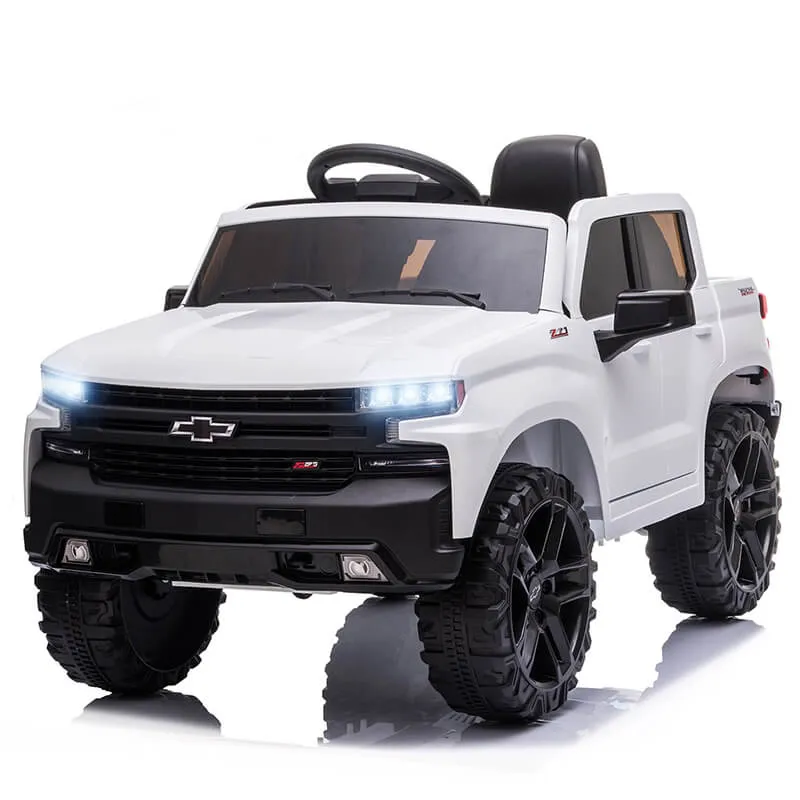 Chevy Silverado Kids Ride On Truck with Parental Remote Control - Image 4