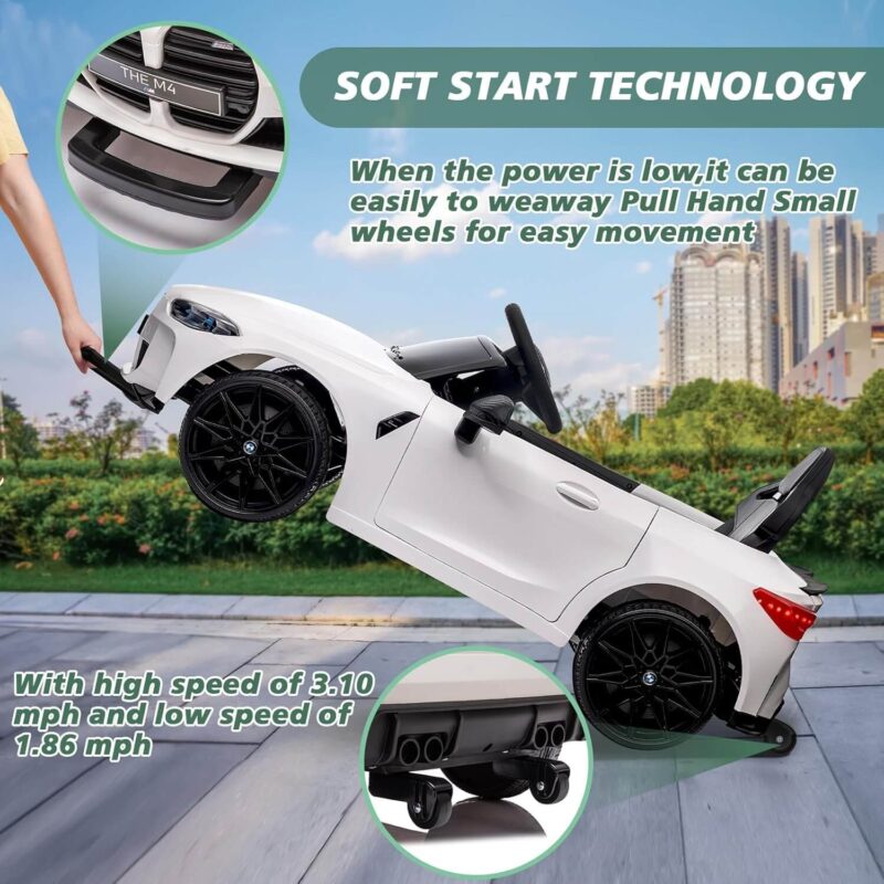 BMW M4 Kids Ride-on Car 12V Battery Powered - Image 6