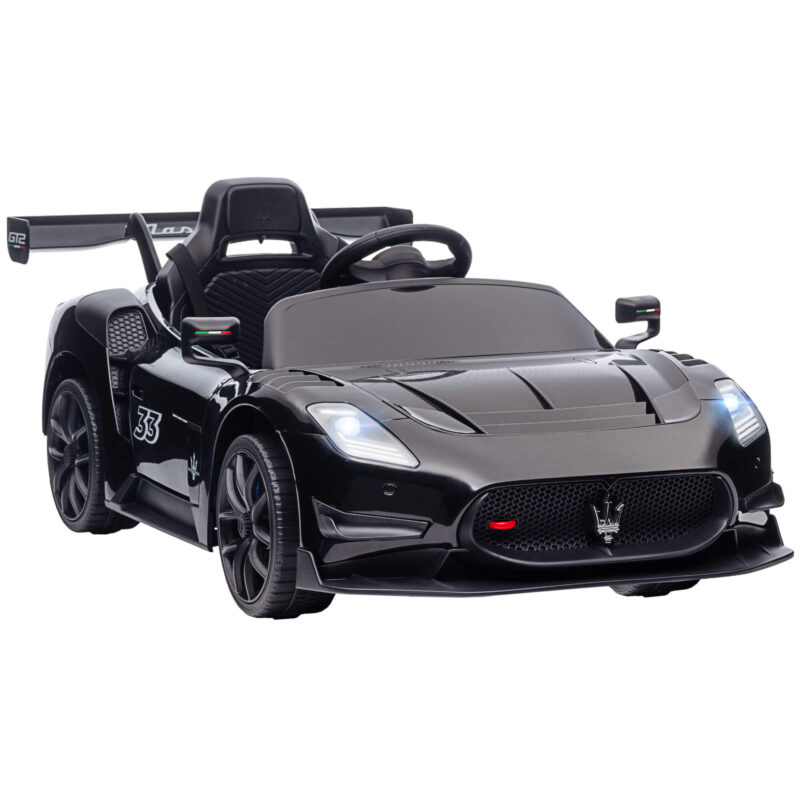 Black Maserati Kids Car Licensed Ride On Car - Image 7