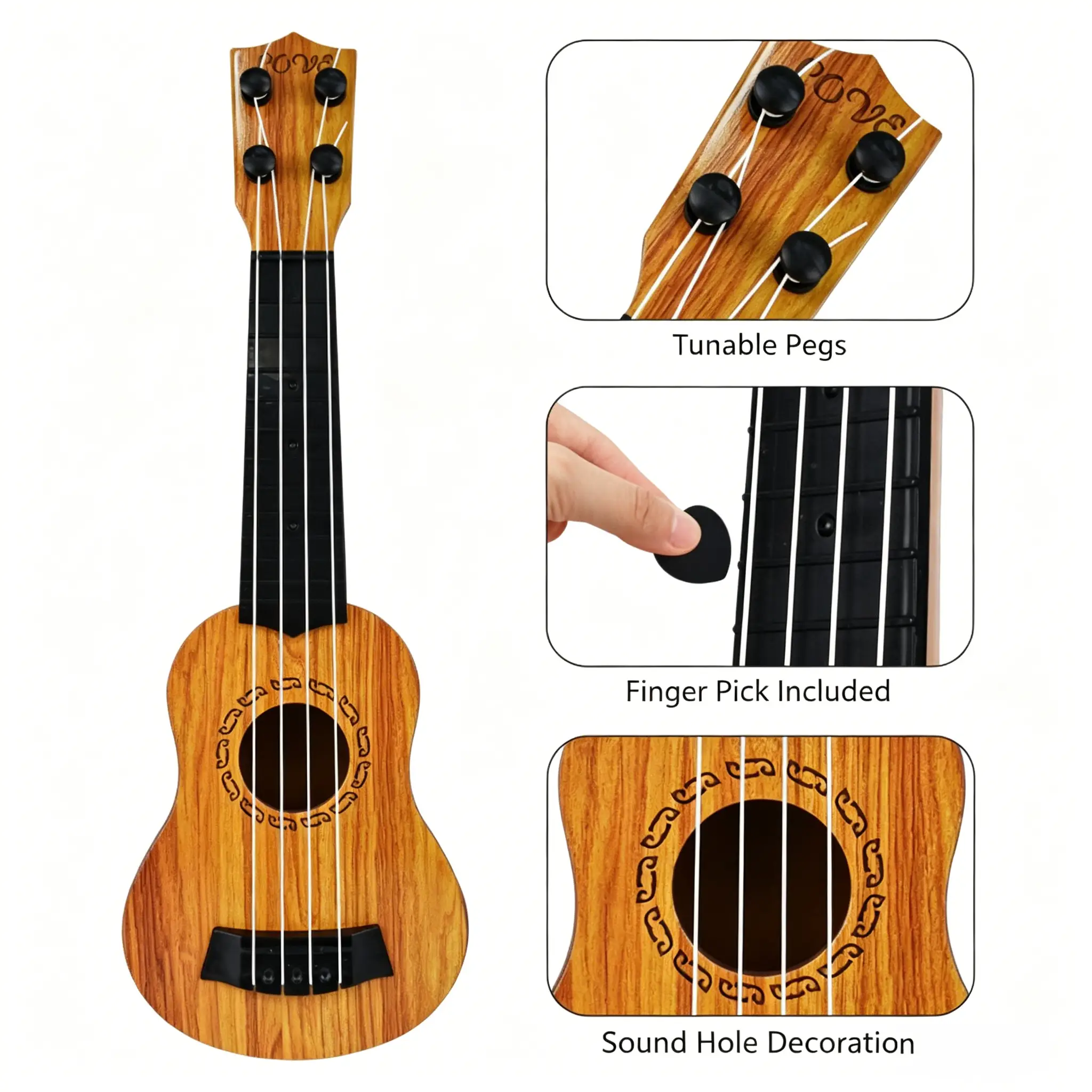 Classical Kid Ukulele Guitar Musical Instrument - Image 6