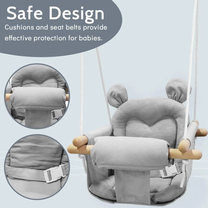 Hanging Swing for Tree Baby Swing Outdoor and Indoor - Image 3