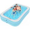 Kids Inflatable Plastic Swimming Pool Rectangular Kiddie Pool