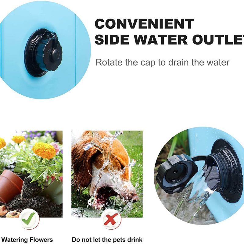 Foldable Dog Swimming Pool Kids Hard Plastic Pool