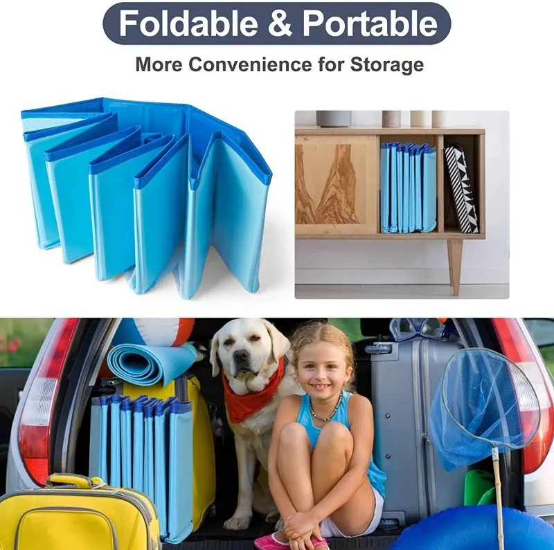 Foldable Dog Swimming Pool Kids Hard Plastic Pool