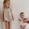 Newborn Girl Romper Ruffle Bodysuit One Piece