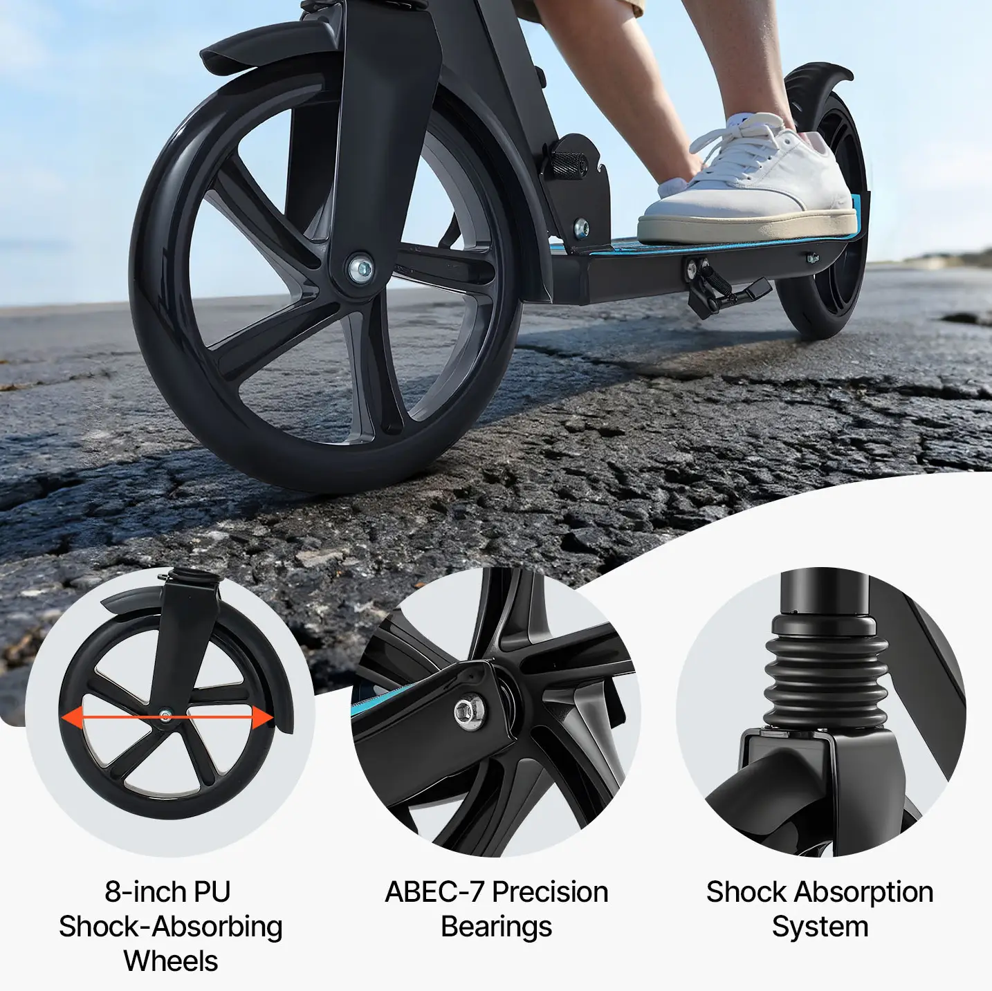 2 Wheel Kids Pro Scooters For 6+ Year Old - Image 3