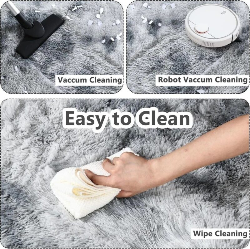 Fluffy Area Rugs for Living Room Plush Carpet Kid Play Mat - Image 5
