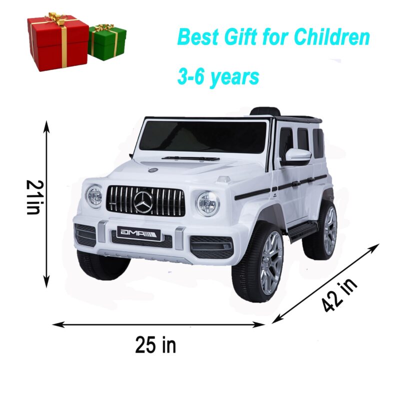 Mercedes Benz Car for Kids 12V Ride On Car with Parental Remote Control - Image 2