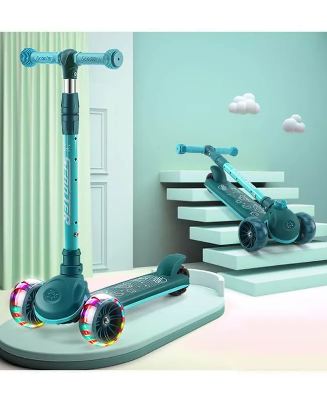 Adjustable Height 3 Wheel Scooter For Kids
