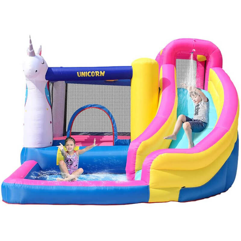 blow up water slide