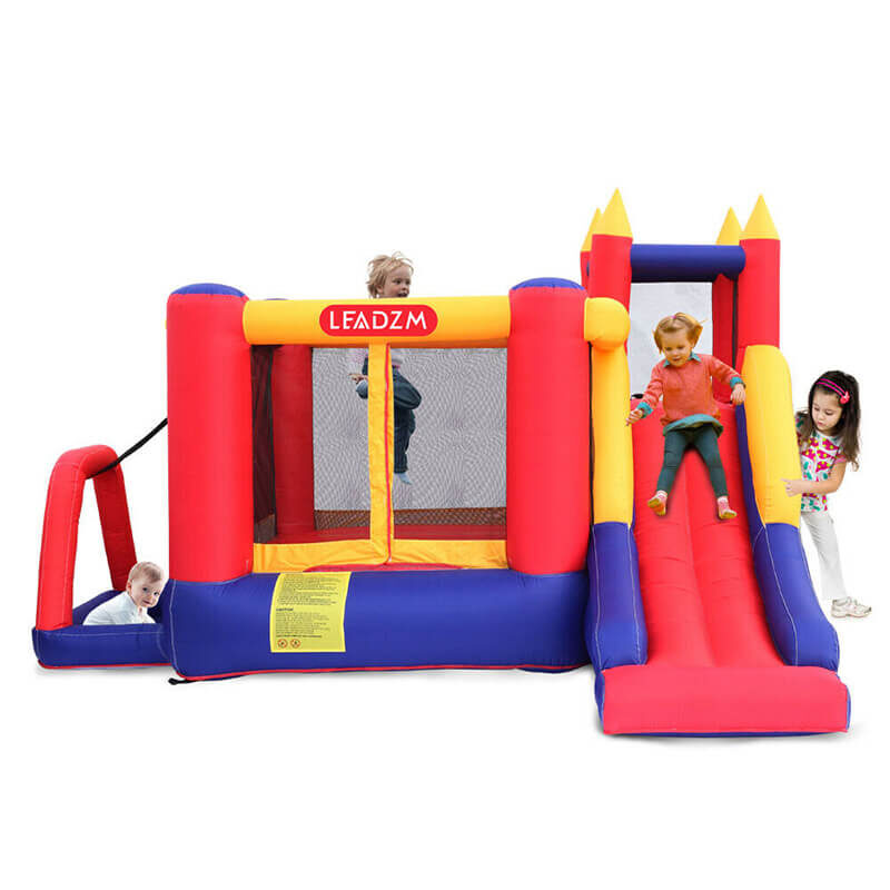 bounce house with slide