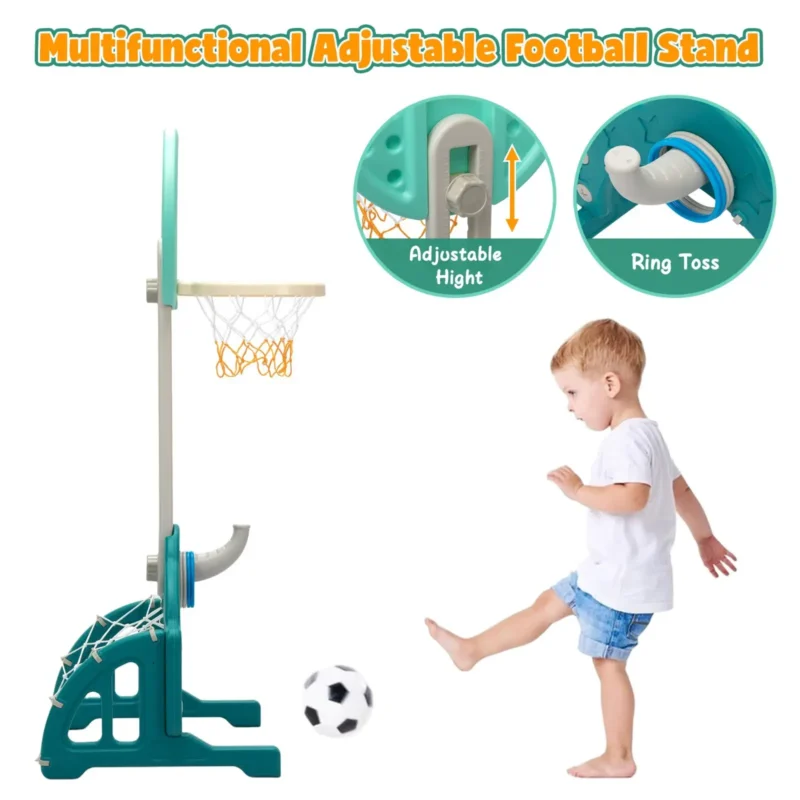 Baby Slides Swing Set With Basketball Hoop - Image 6