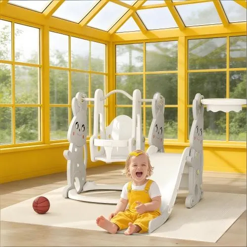 Alternative view of Indoor Slide For Kids 4 In 1 Slide For Toddlers