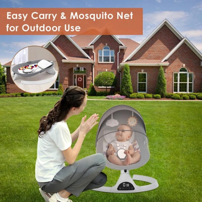 3 In 1 Automatic Baby Swing Rocker Baby Bouncer - Image 13