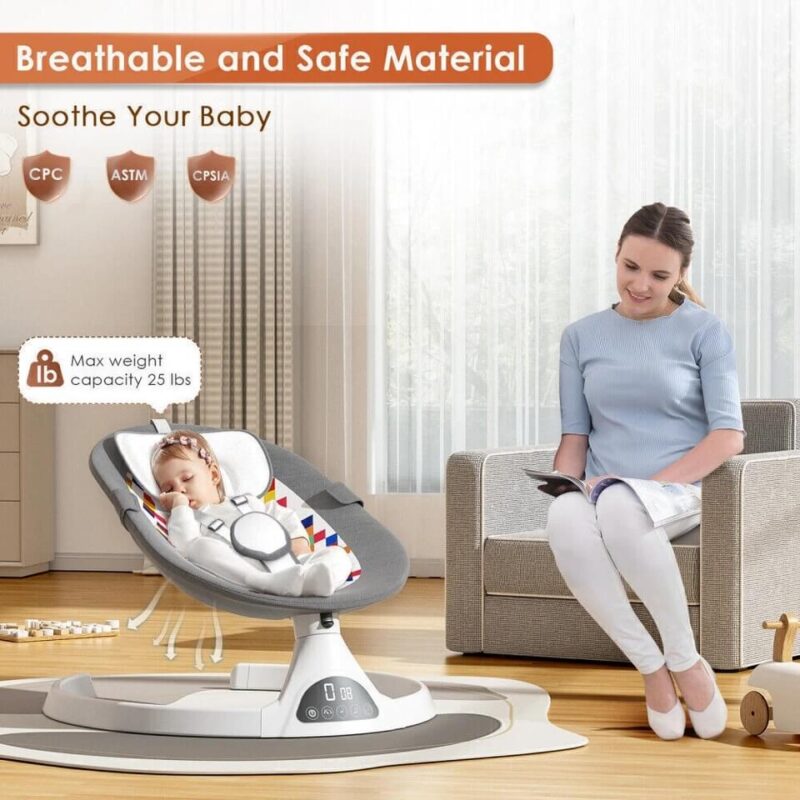 3 In 1 Automatic Baby Swing Rocker Baby Bouncer - Image 4