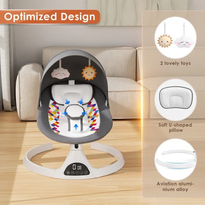 3 In 1 Automatic Baby Swing Rocker Baby Bouncer - Image 5