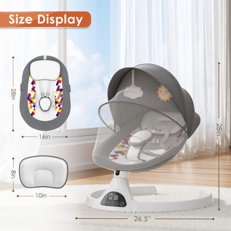 3 In 1 Automatic Baby Swing Rocker Baby Bouncer - Image 6
