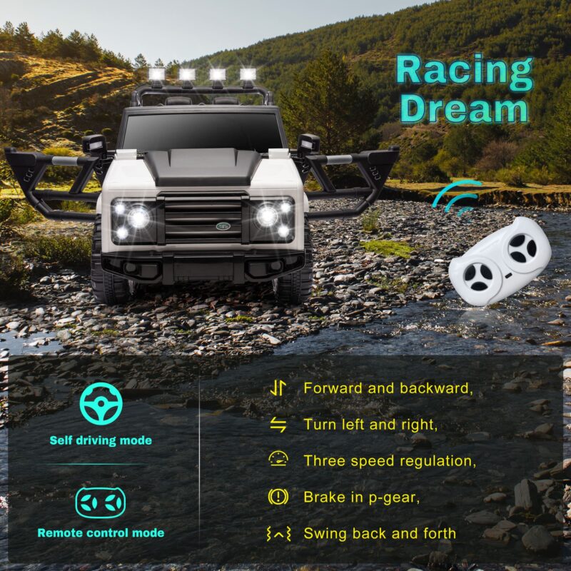 12V Electric Jeep for Kids Remote Control Ride on Jeep - Image 4
