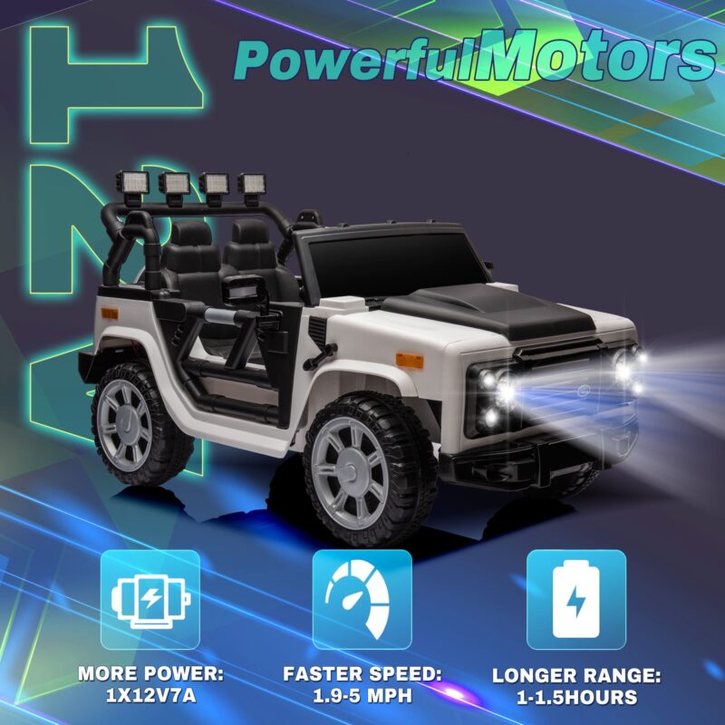 12V Electric Jeep for Kids Remote Control Ride on Jeep - Image 3