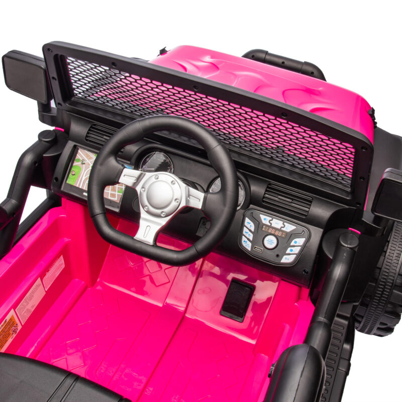 Kids 24V Jeep Ride on Toy with Remote Control 2 Seater Battery Car - Image 8