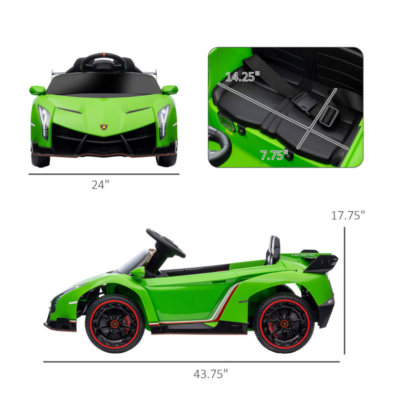 24V Lamborghini Ride On Car With Remote Control - Image 3