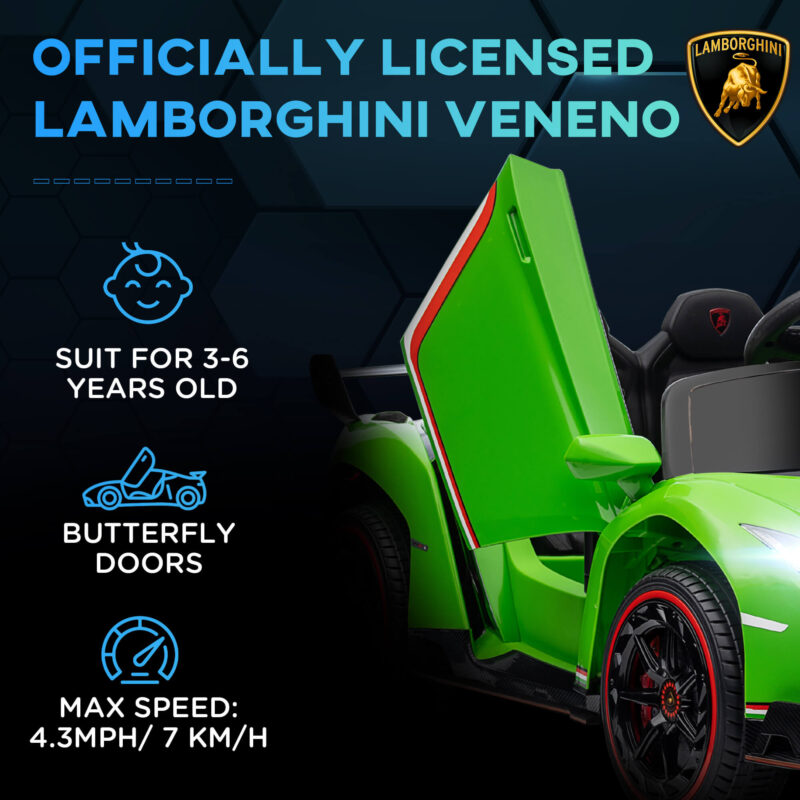 24V Lamborghini Ride On Car With Remote Control - Image 4