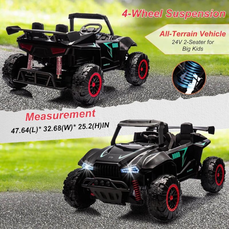 24V Ride On Toys Car 2 Seater Kids Electric Car With Remote Control - Image 4
