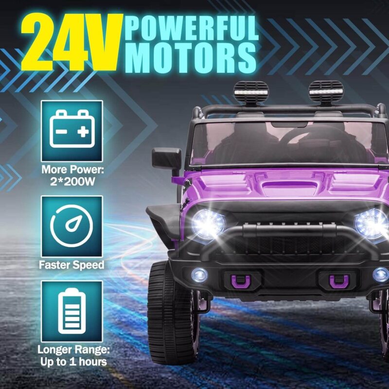 Off-Road Vehicle 24V Ride On Cars With Remote Control - Image 3