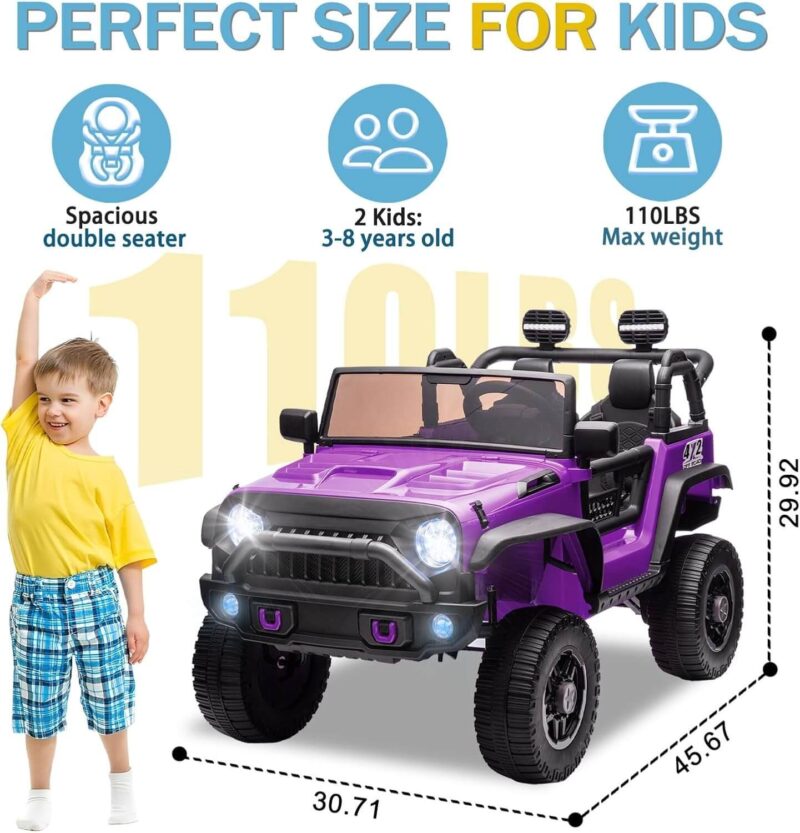 Off-Road Vehicle 24V Ride On Cars With Remote Control - Image 6