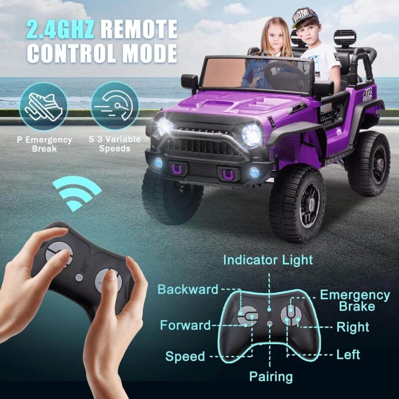 Off-Road Vehicle 24V Ride On Cars With Remote Control - Image 7