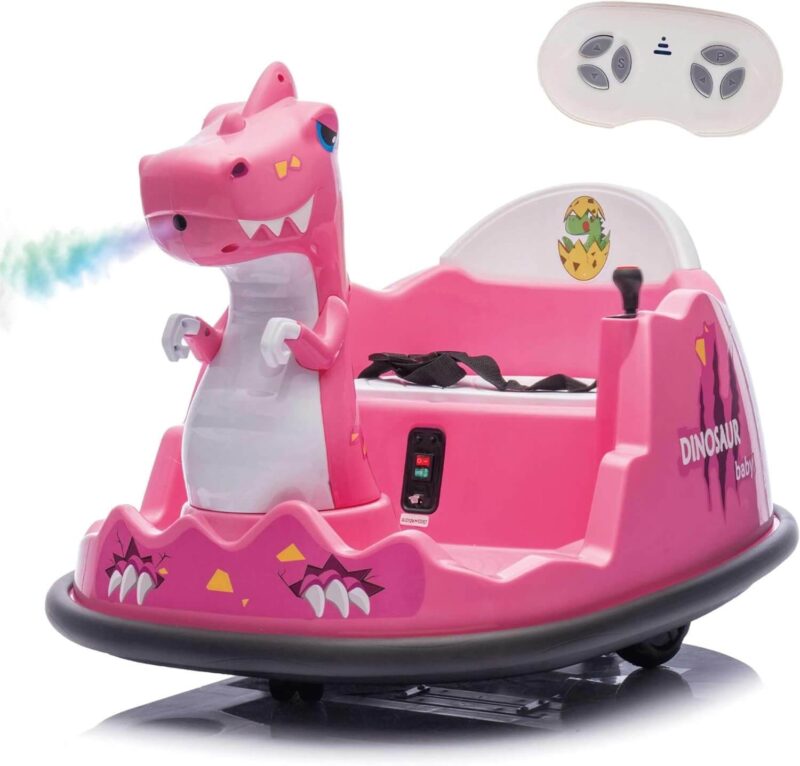 12V Kids Bumper Car Ride On with Parents Control - Image 8