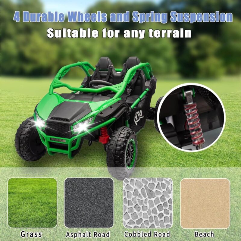 24V Ride on UTV with Remote Control - Image 7