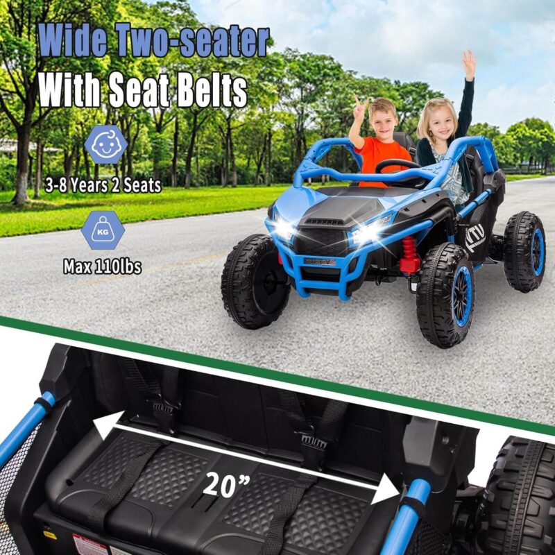 24V Ride on UTV with Remote Control - Image 2