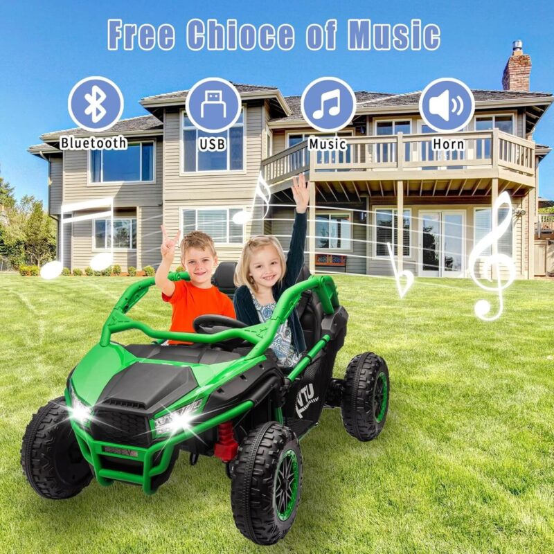 24V Ride on UTV with Remote Control - Image 6