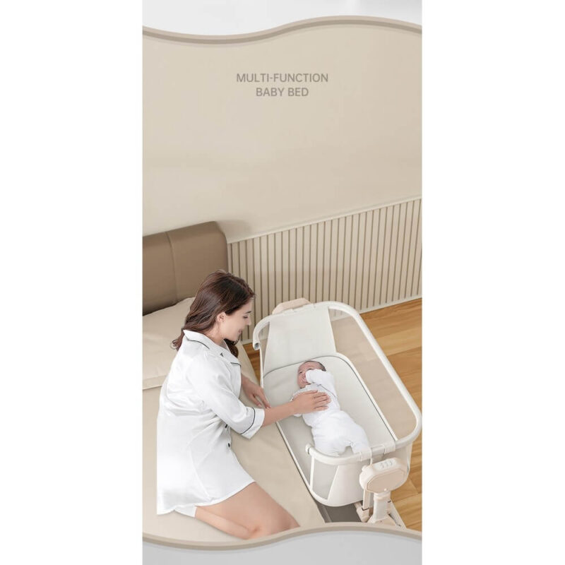 Electric Multi-function Bedside Crib for Infant - Image 4