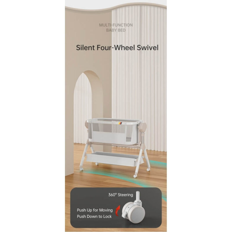 Electric Multi-function Bedside Crib for Infant - Image 7