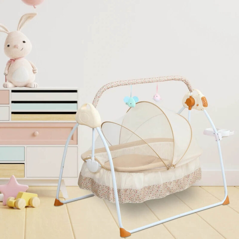 Portable Electric Bluetooth Baby Swing Bassinet - Image 4
