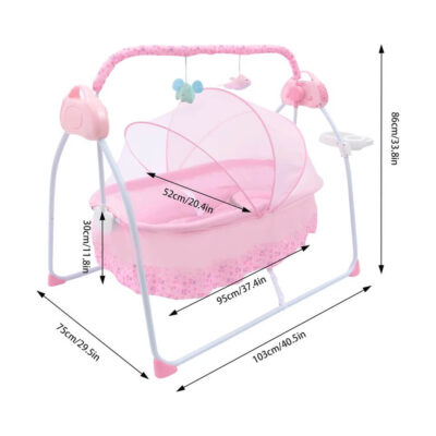 Portable Electric Bluetooth Baby Swing Bassinet