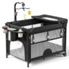 5 in 1 Portable Baby Bassinet Bedside Sleeper Crib - Black