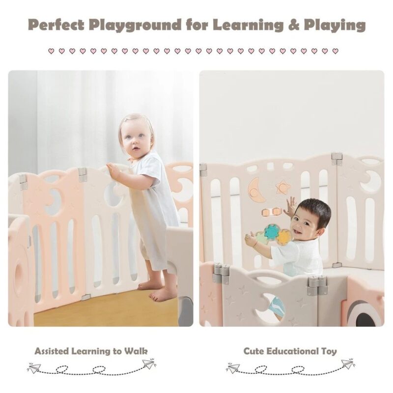 Baby Play Fence Portable Gate Play Yard For Kids - Image 6