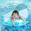 Baby Pool Float with Canopy UPF50+ Sun Protection