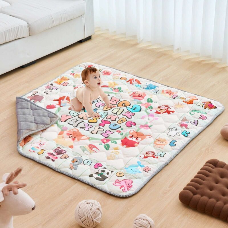 50"x50" Play Mats for Babies Soft Thickened Mat