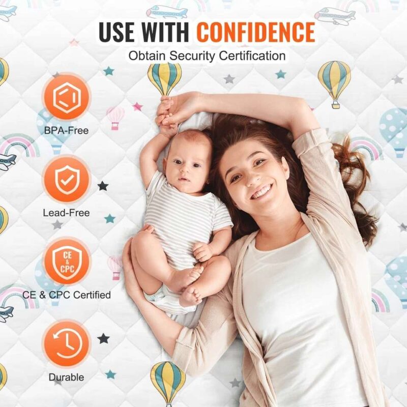 50"x50" Play Mats for Babies Soft Thickened Mat - Image 5