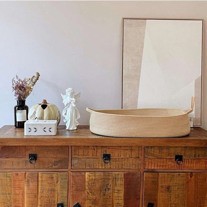 Eco-friendly Baby Changing Basket with Pure Cotton - Image 7
