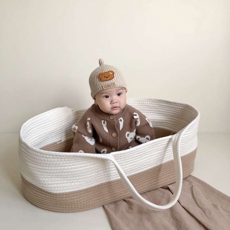 Eco-friendly Baby Changing Basket with Pure Cotton - Image 4